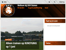 Tablet Screenshot of dvvduiven.nl